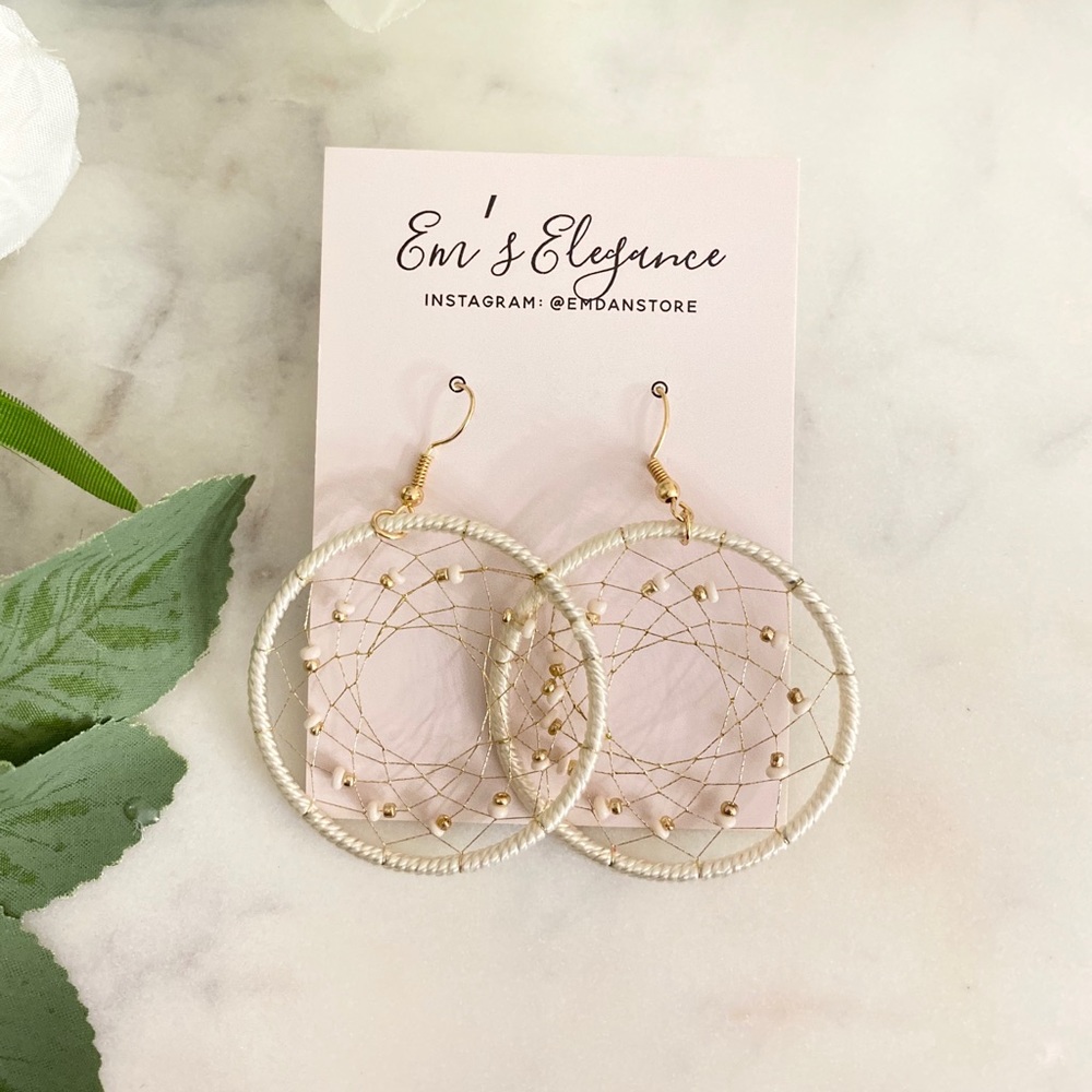 Earrings White earrings